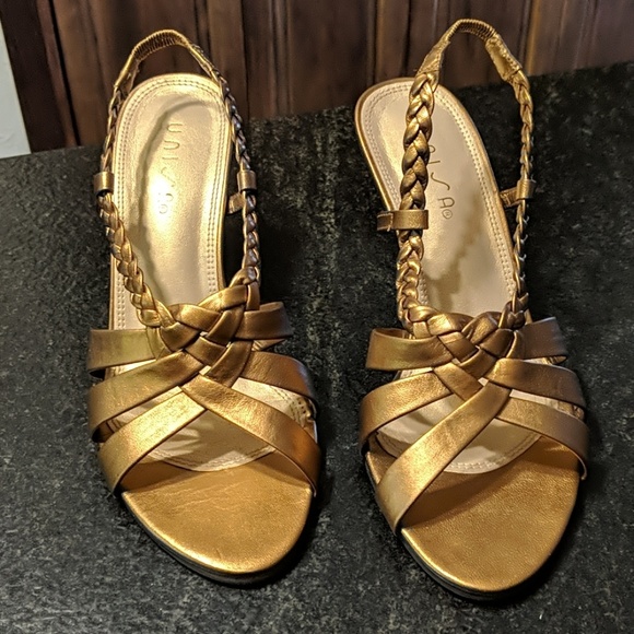 unisa gold shoes